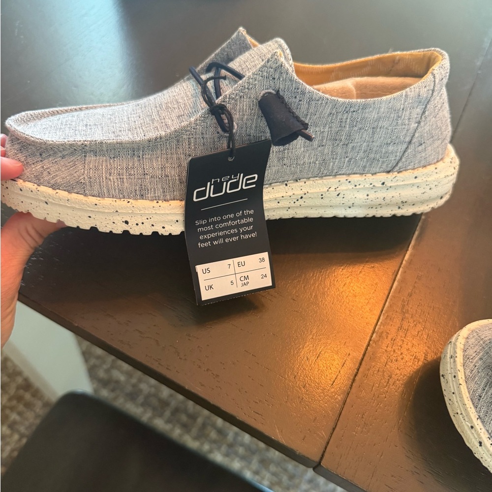 Hey Dude Light Gray Casual Loafers